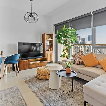 Appartement Stylish 1Br With Iconic Burj And Fountain Views à Dubaï Extérieur photo